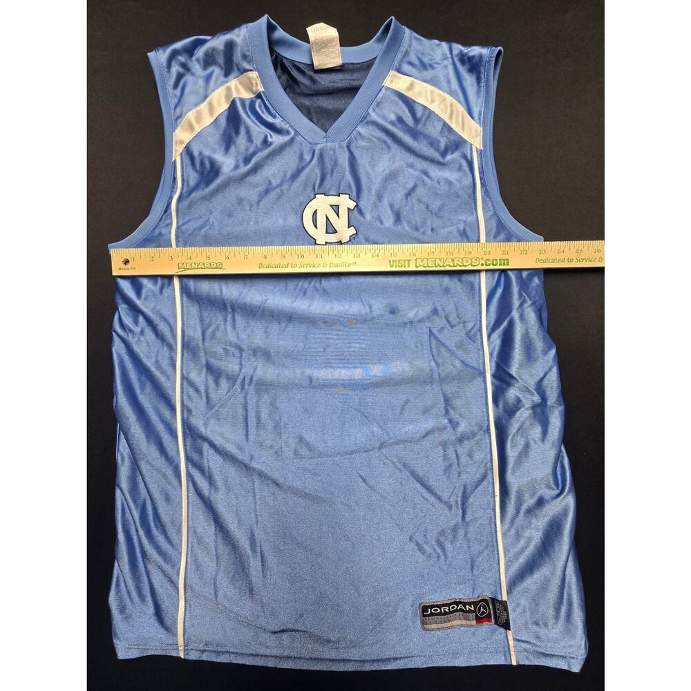 Jordan North Carolina Tar Heels UNC Sleeveless Basketball Jersey Men XXL Blue - Picture 8 of 8